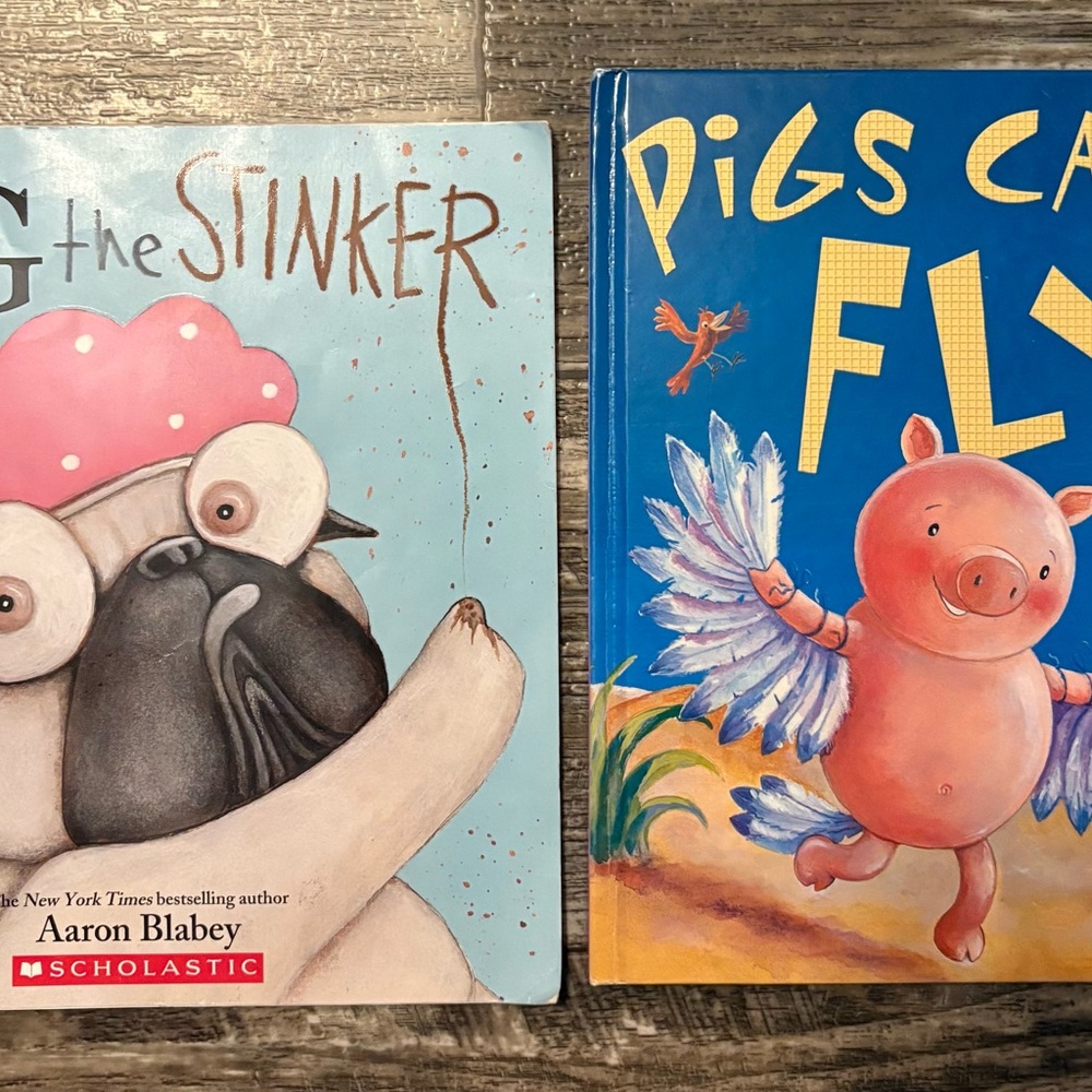 Children's Book Set: Pug the Stinker & Pigs Can Fly